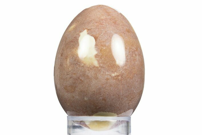 Polished Pastel-Colored Jasper Egg - Philippines #312690